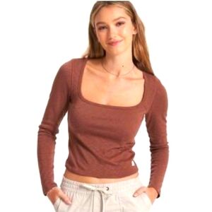 Vuori Ribbed Long Sleeve Top